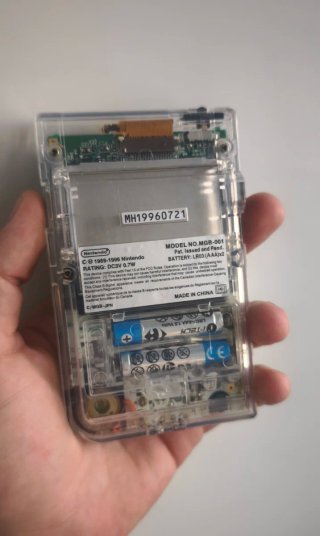 Game Boy Pocket Transparente + Game & Watch Galler