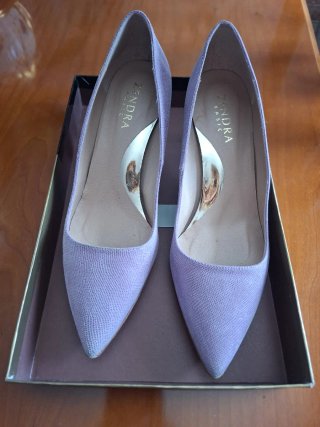 Zendra Zapatos Salón Malva Talla 38