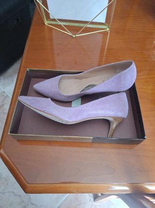 Zendra Zapatos Salón Malva Talla 38