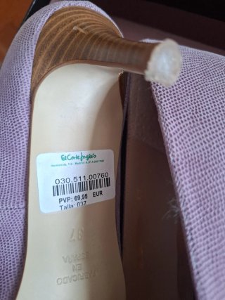 Zendra Zapatos Salón Malva Talla 38