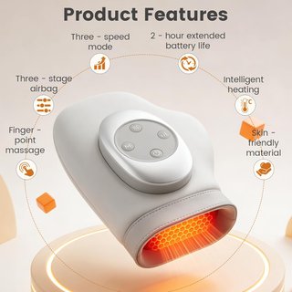 Masajeador de Manos USB-C con Calor