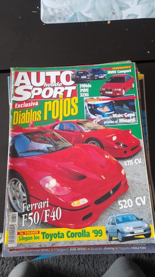 Revista Auto Hebdo Sport año 1998