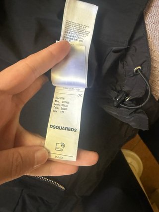 Chaqueta cortavientos Dsquared2 talla 12 años