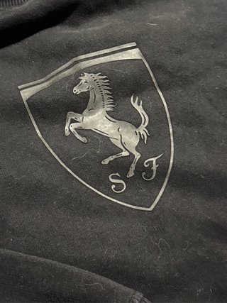 Felpa Scuderia Ferrari Girocollo Nera L