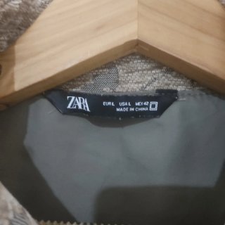 Chaqueta Zara Beige Marrón Hombre