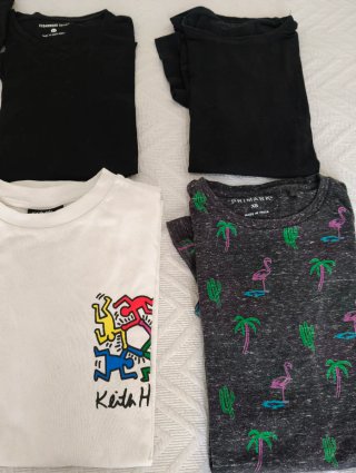 12 CAMISETAS Hombre Talla XS