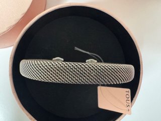 PULSERA TOUS DE PLATA 925 COMO NUEVA CON ETIQUETAS