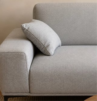 Sofá gris 3 plazas Maisons du Monde TOKIO