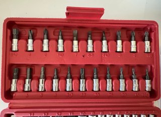 Set 46pcs llaves de vaso con carraca herramientas