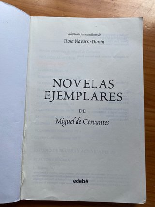 LAS NOVELAS EJEMPLARES DE CERVANTES PARA ESTUDI...