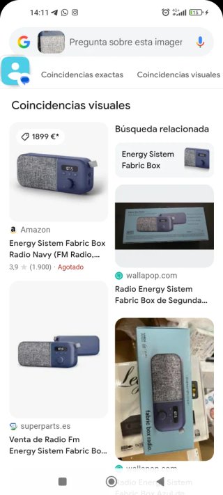 Radio Fabric Box Energy Sistem
