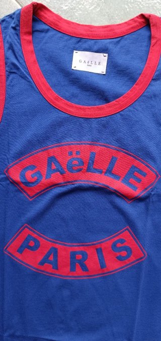 Vestito Gaëlle Paris blu e rosso