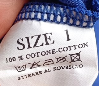 Vestito Gaëlle Paris blu e rosso