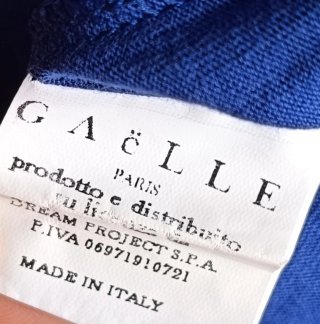 Vestito Gaëlle Paris blu e rosso