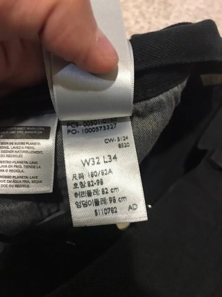 Jeans Levi's 501 Uomo W32 L34