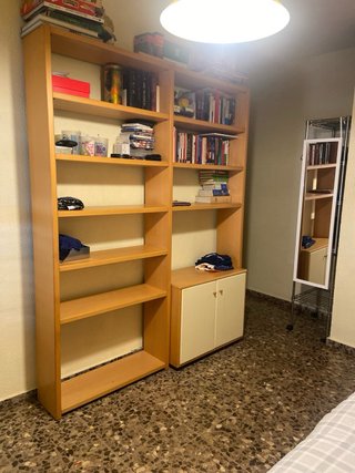 Cama nido 90x190 con colchón y estanteria