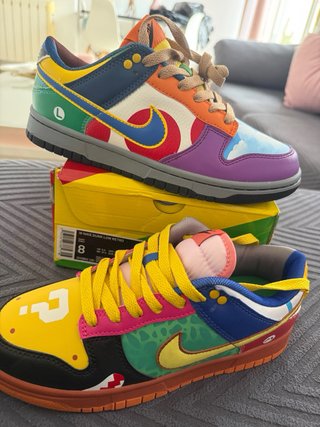Zapatillas nike dunk low x Mario bros
