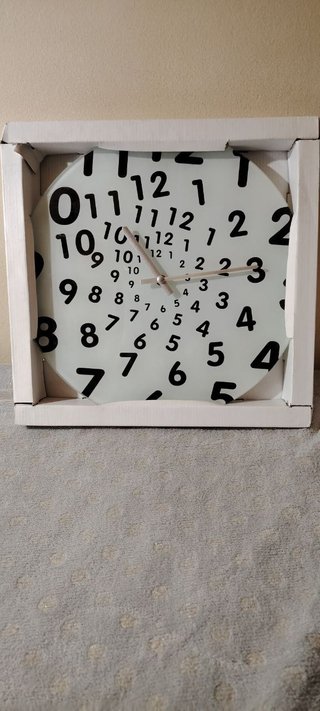 Reloj de pared moderno números originales