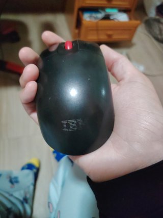 Ratón IBM USB Negro y Rojo