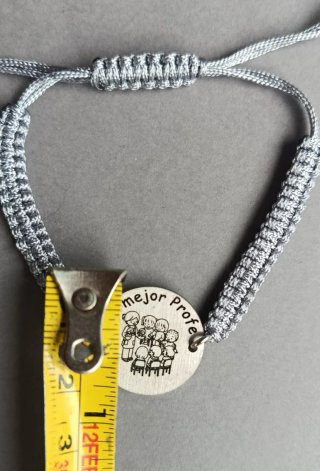 Pulsera Plata La mejor profe