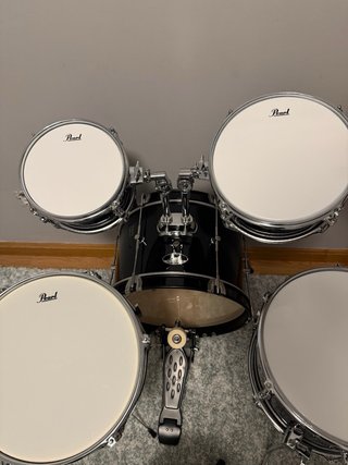 Batería Pearl Negra Completa