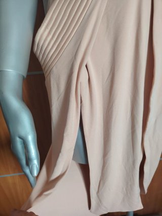 Vestido Zhivago halter rosa