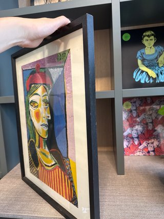 Stampa Picasso con cornice Ikea