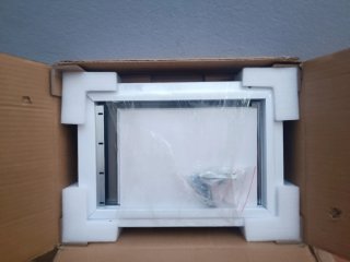 Puerta para mascotas blanca