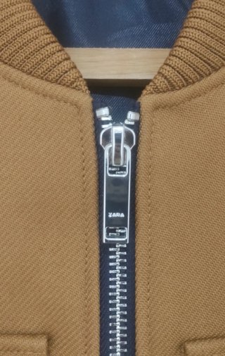 Chaqueta bomber Zara hombre marrón