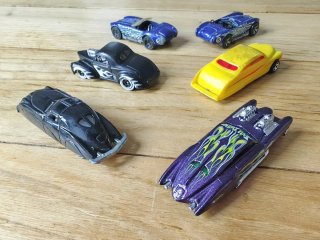 Lotto 6 Hot Wheels rare serie Flames e Fat fender