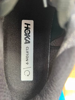 Hoka Clifton 9 Negras Nuevas Talla 38