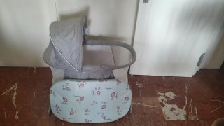 Mini Cuna Plegable Kinderkraft Gris