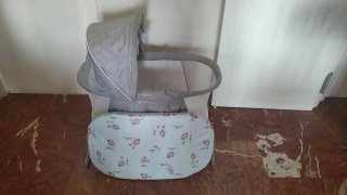 Mini Cuna Plegable Kinderkraft Gris