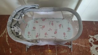 Mini Cuna Plegable Kinderkraft Gris