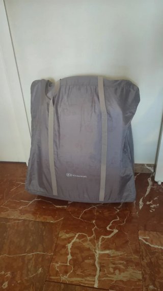 Mini Cuna Plegable Kinderkraft Gris