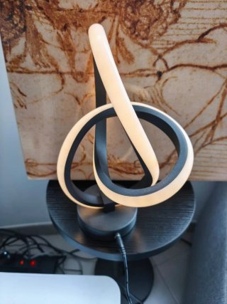 Conjunto 2 Lámparas de mesa LED AUYART espiral