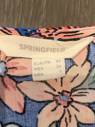 Vestido floral Springfield