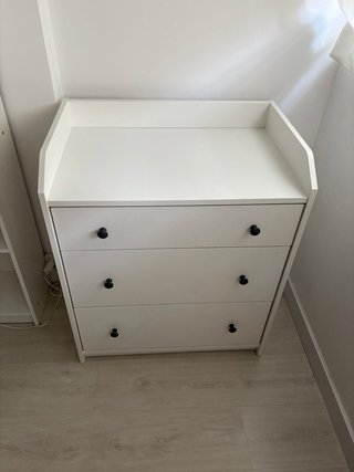 Cómoda Ikea 3 cajones blanca