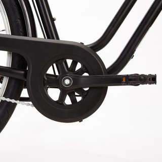 Bicicleta urbana Elops 100 Negro Cuadro Bajo