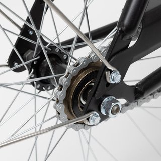 Bicicleta urbana Elops 100 Negro Cuadro Bajo