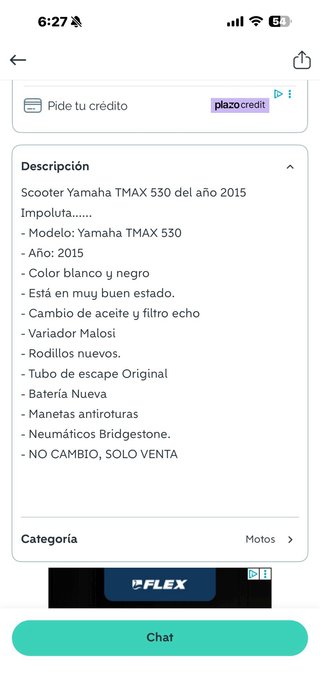 Yamaha TMAX 560 Max Scooter Negra y Azul