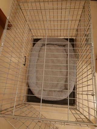 Jaula para perro con cama Savic