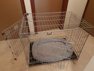 Jaula para perro con cama Savic