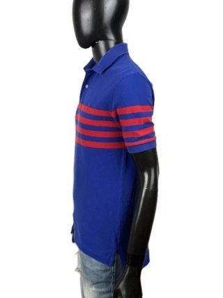 Polo Ralph Lauren Uomo Taglia S Blu Righe Cotone