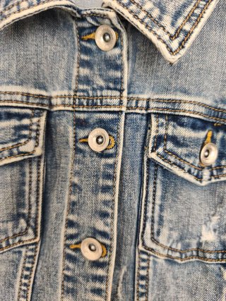 Gilet jeans Miss Bonbon taglia 44