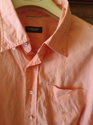 Camisa Burberry Coral Talla XL