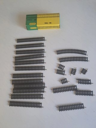 Vías de tren Minitrix N 9mm