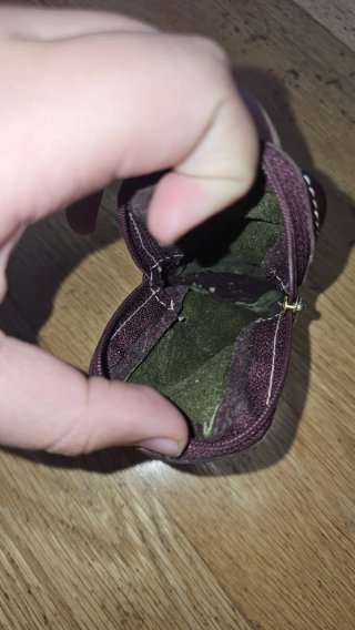 Cartera Loewe Piel Marrón y Verde Oliva