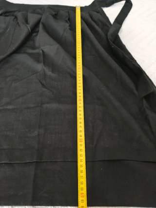 Alpargatas Negras Talla 35+Delantal Baserritarra