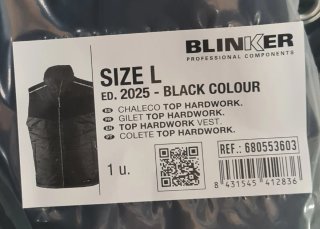Chaleco Blinker Negro y Gris